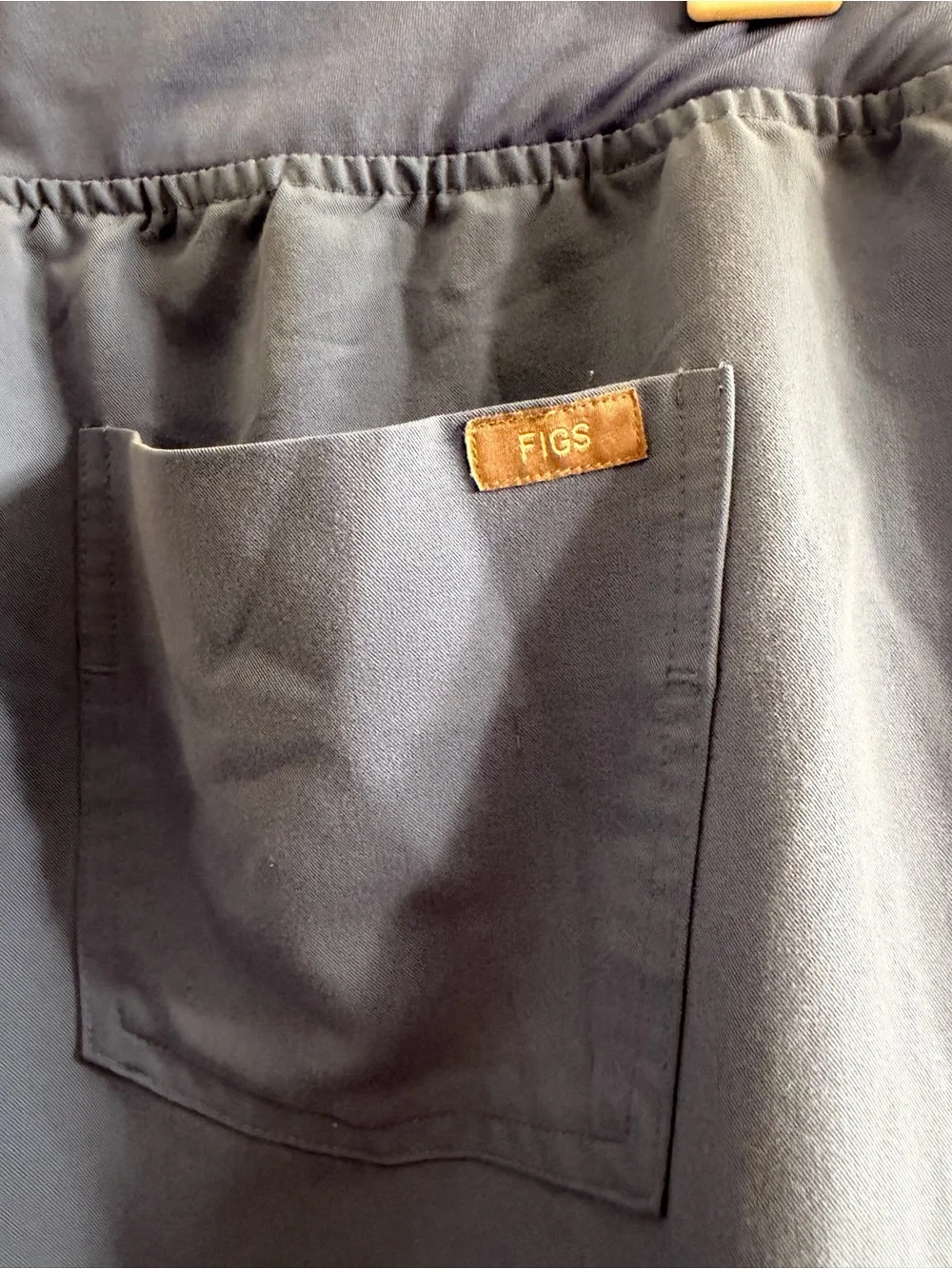 Figs  Light Blue Drawstring Jogger scrubs large unisex comfortable